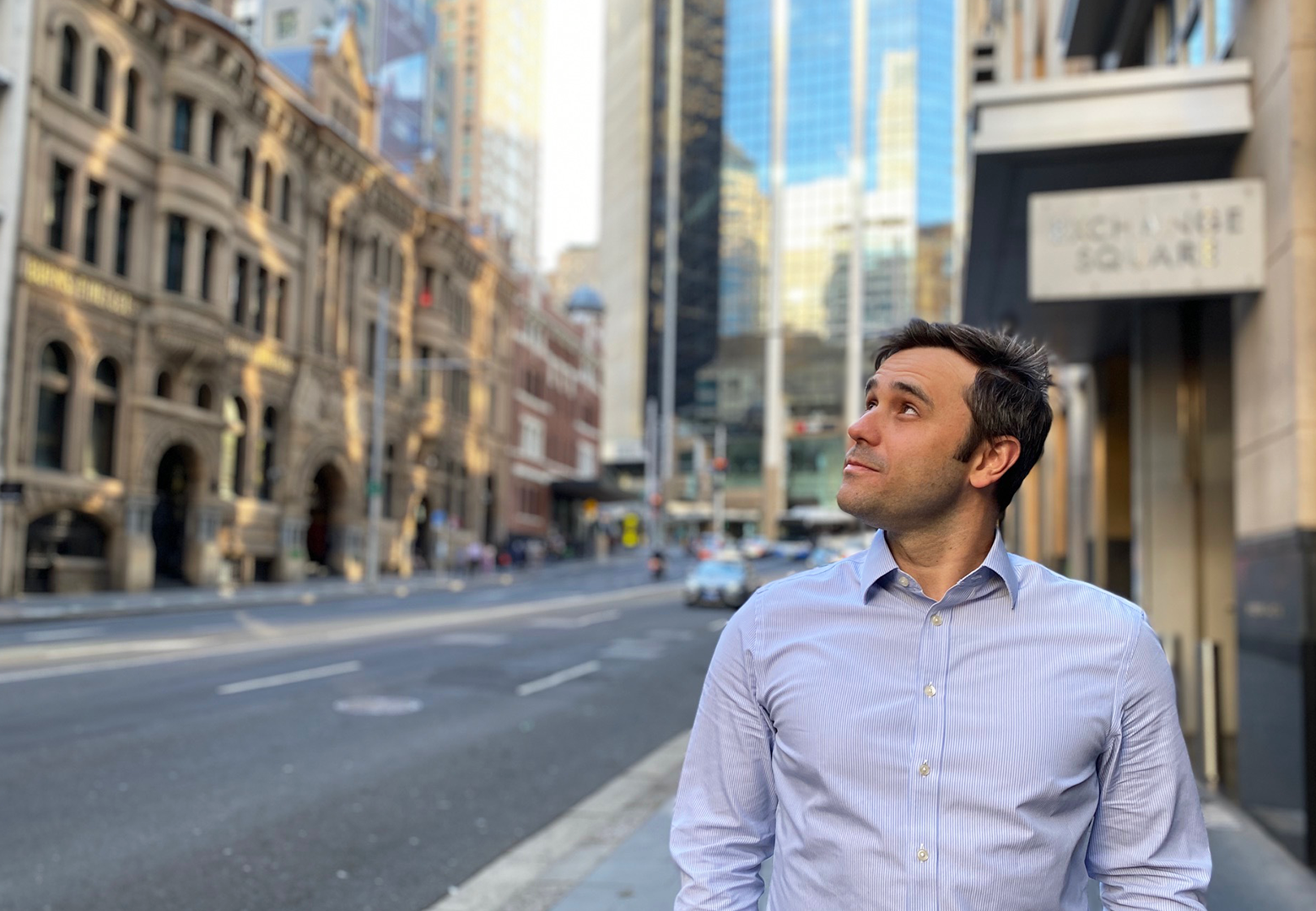 Chris Brycki in Sydney CBD
