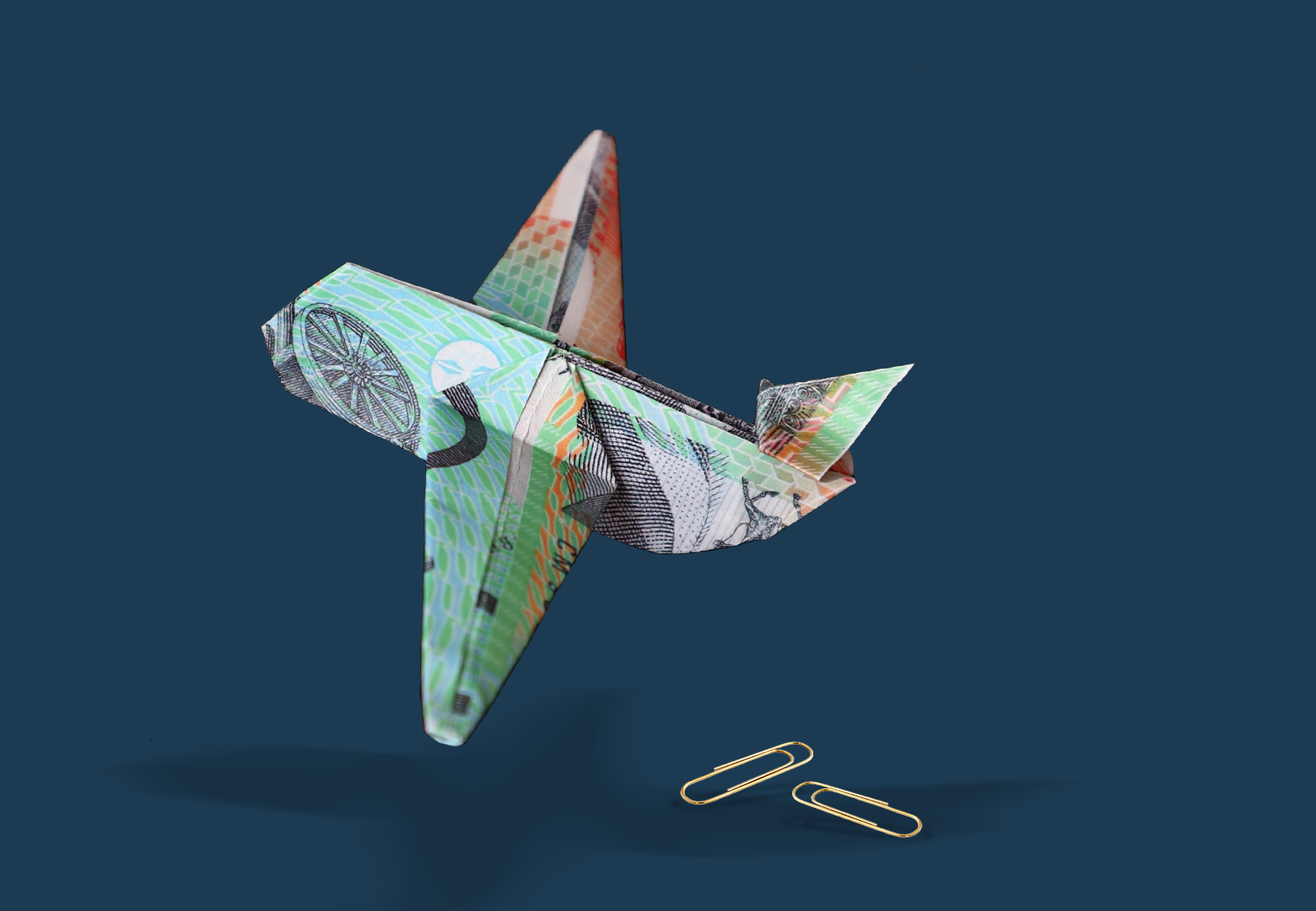 Stockspot origami plane