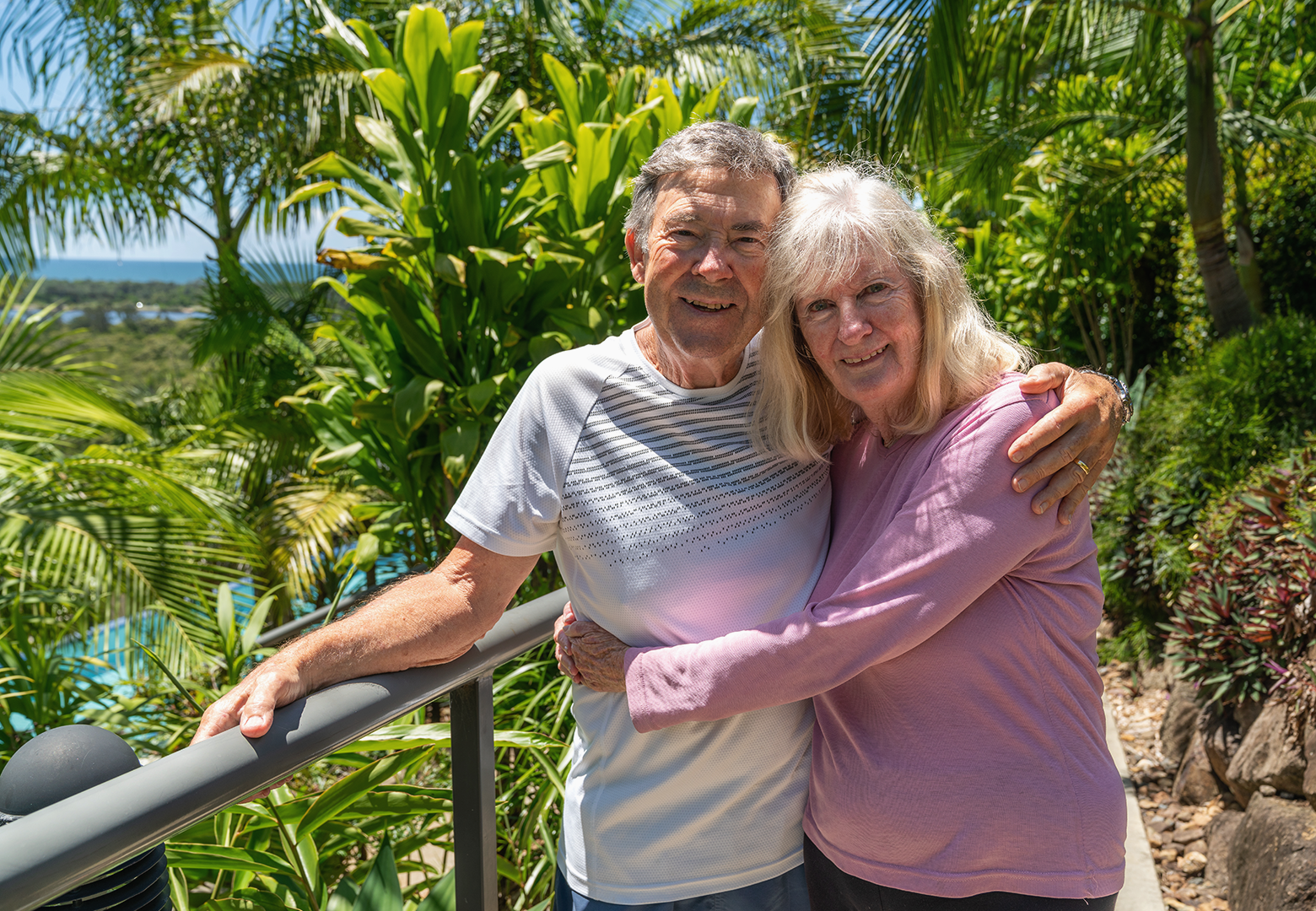 Stockspot clients at their backyard